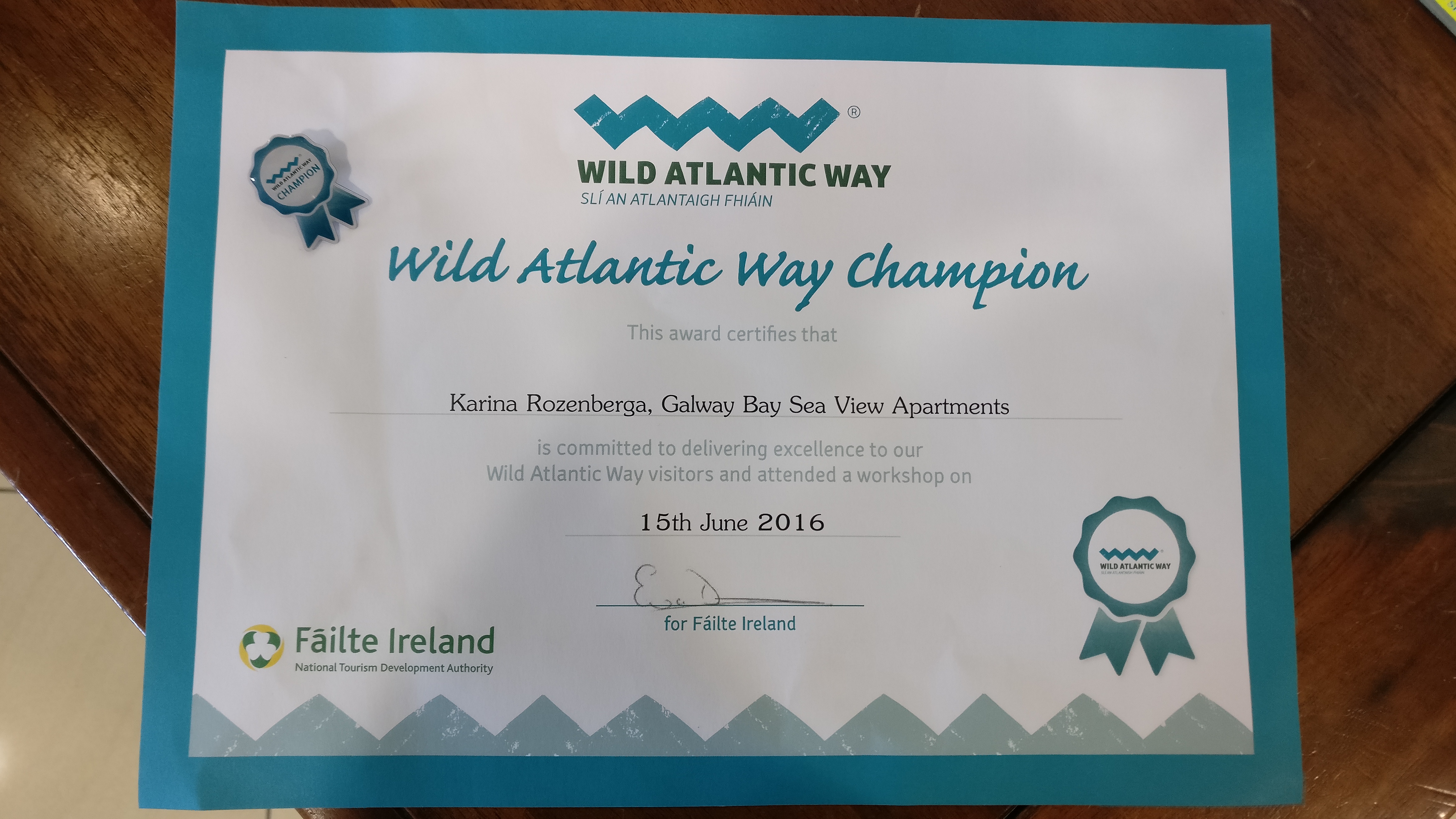 Wild Atlantic Way Galway Bay Sea View Apartments