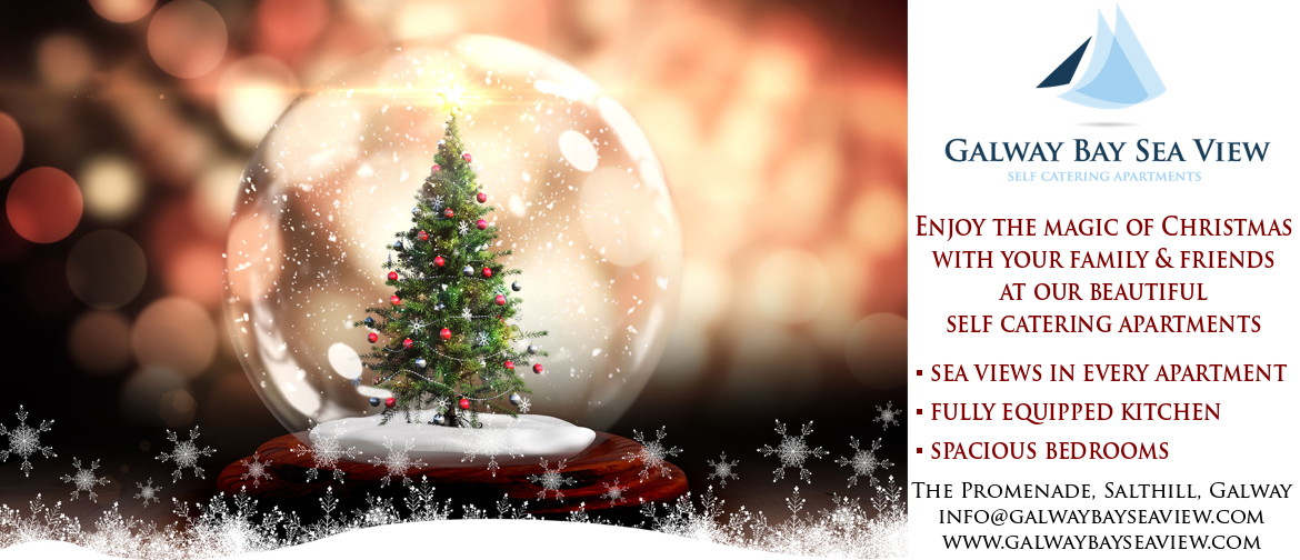 Galway Bay Sea View Apartments holiday accommodation for Christmas